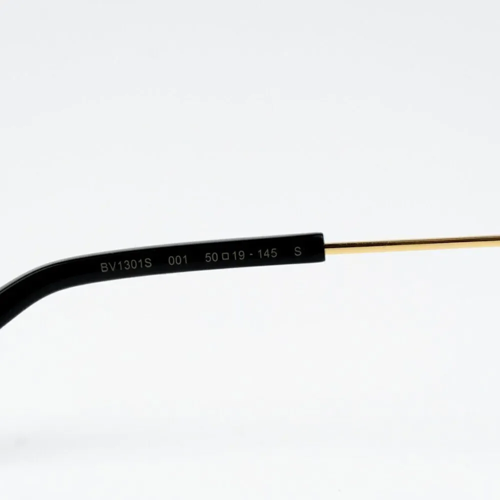 NEW Bottega Veneta BV1301S 001 Gold Grey Split Panthos Unisex Sunglasses